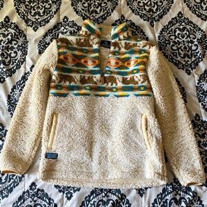 Simply Southern Cream Patterned Sweater